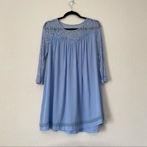 Filly Flair baby doll dress with lace sleeves